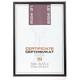 Фоторамка Image Art 6011-8/С черная certificate 21x30 (12/24/480) C0036047