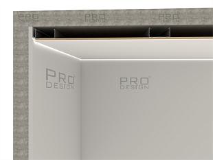 Теневой потолочный профиль Pro Design Gipps 594 Белый